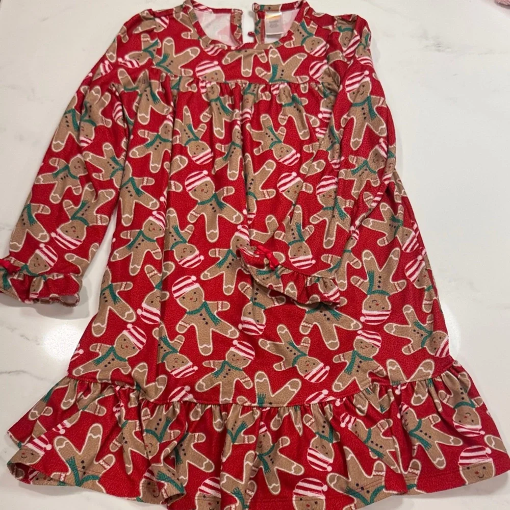 Gymboree Red Gingerbread Nightgown Dress